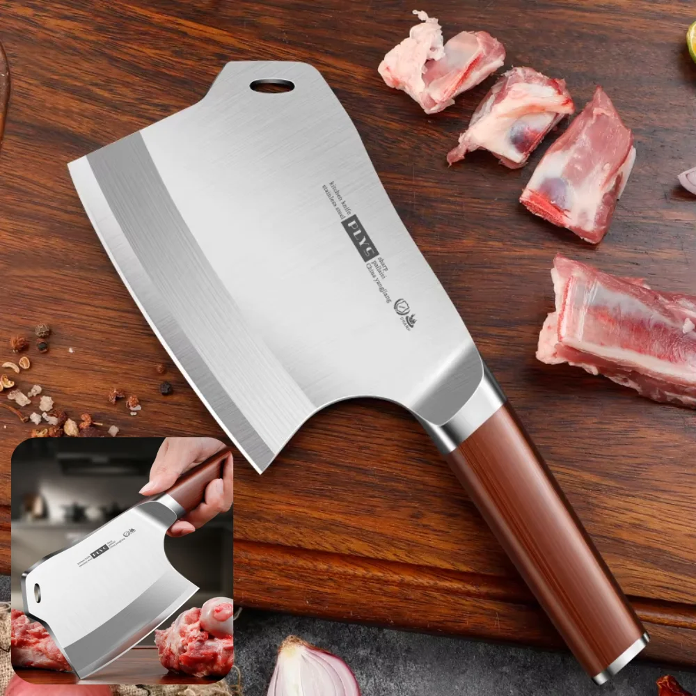 Kitchen Knife Bone-Cutting Knife Professional Heavy duty Bone Chopping Knife Stainless steel Axe Butcher Knife Chef Cooking Tool