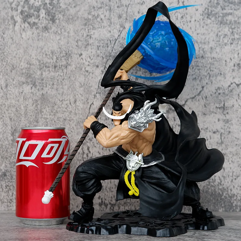 One Piece Anime Figur Weißer Bart Edward Newgate Actionfigur mit Licht Sammlung Dekorationen Statue PVC GK Modell Spielzeug Geschenke