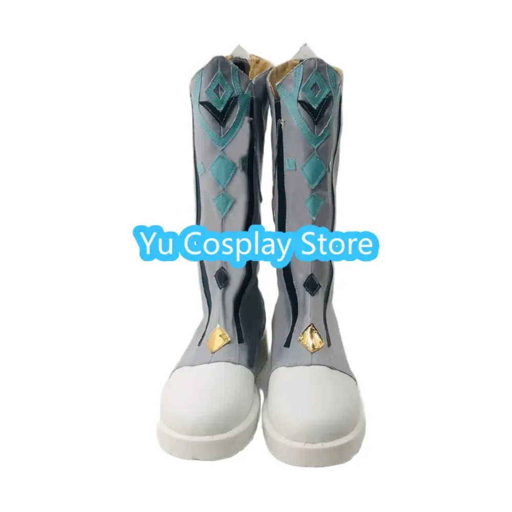 Yu Cosplay Store Genshin Impact Tartaglia Polar Star Cosplay Shoes Anime Game Role-playing Shoes Boots Halloween Party