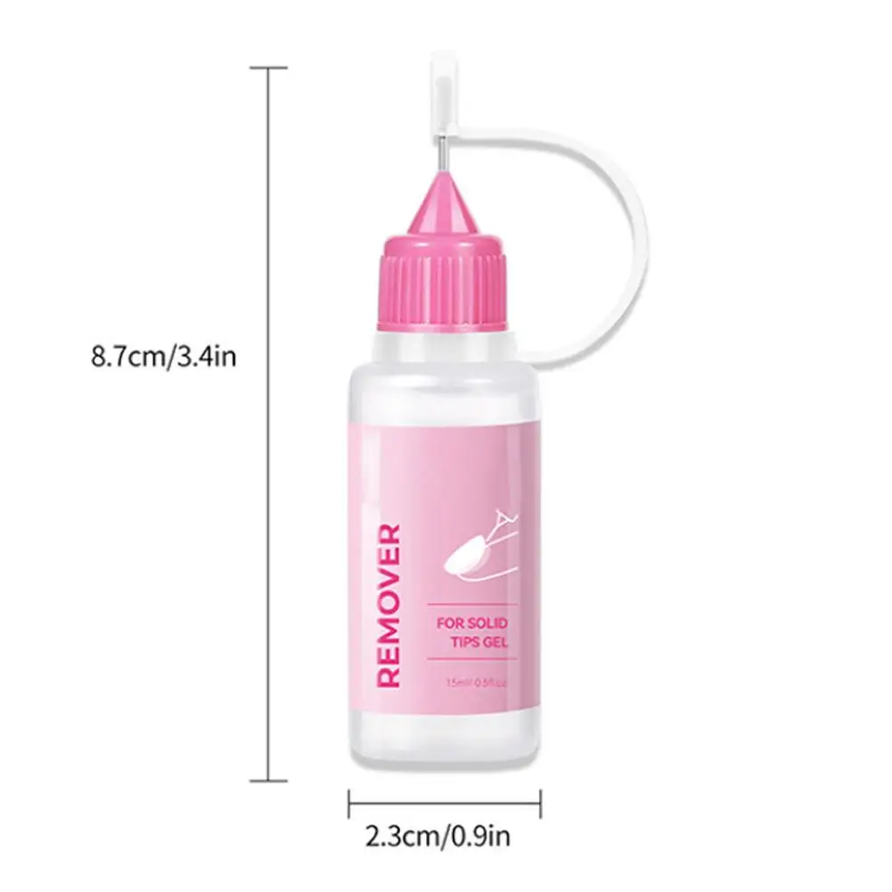 ネイルチップ用ニードルチューブネイルグルーリムーバー、UVジェルテープ、固形グルー、アクリルネイル用速効性溶解液