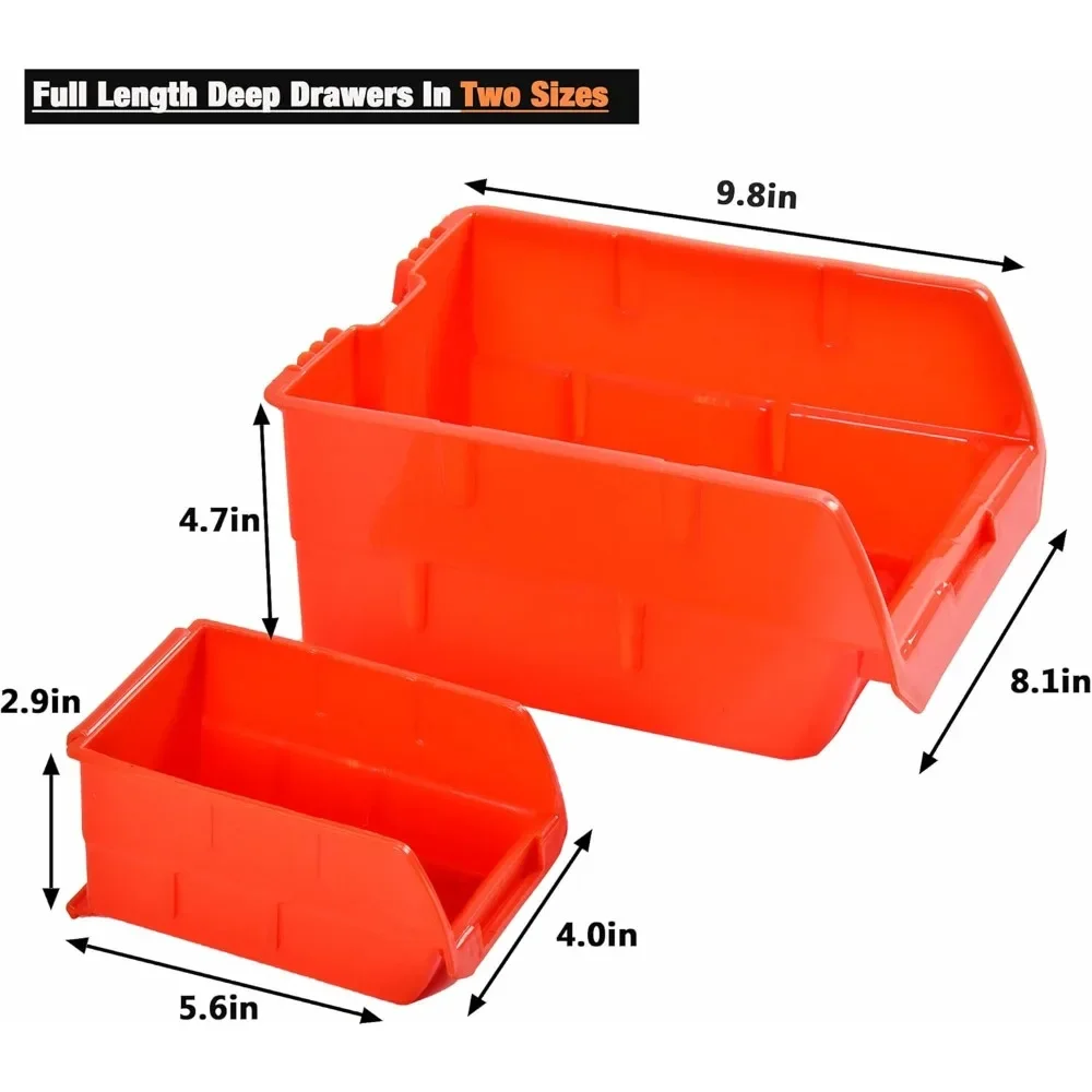 Bacs de rangement muraux, pièces de bacs de rangement muraux T1 10 bacs et 3 R64 Outil de montage mural