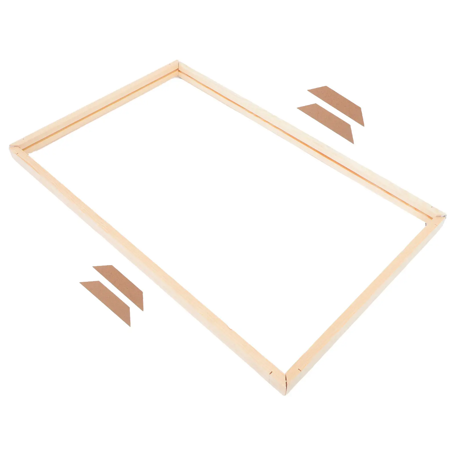 

1Set 55x35cm Wooden Canvas Frame Kit DIY Removable Stretcher Bars for Paintings Poster Prints Wall Art Decorative