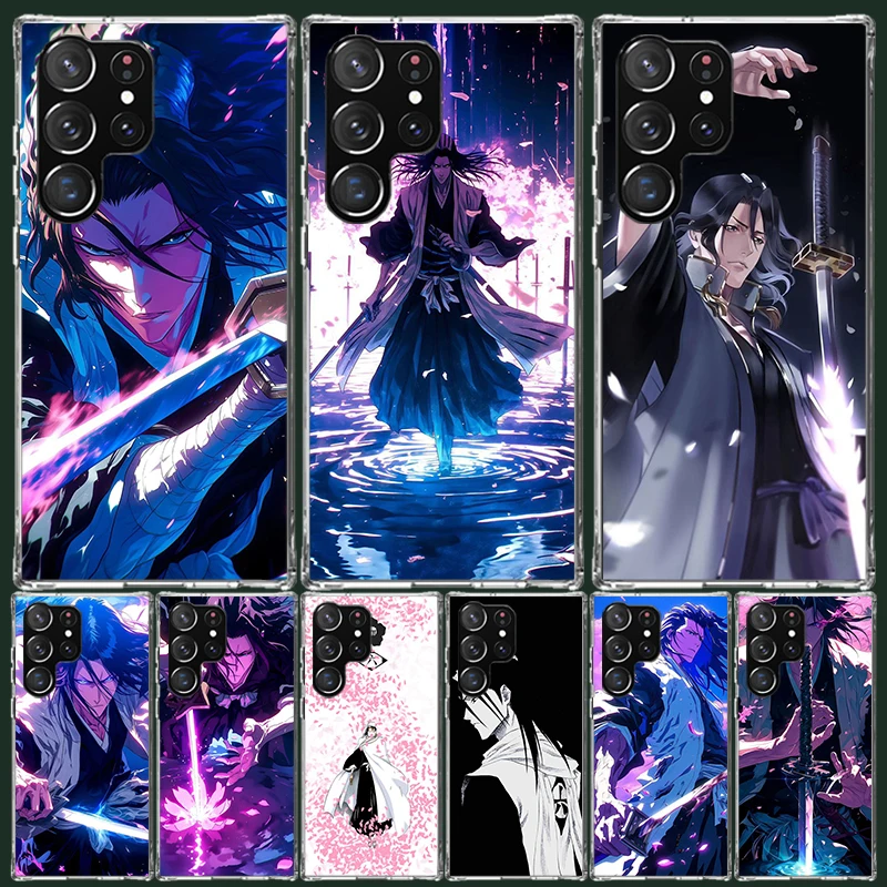 Фото Чехол для телефона Bleach Kuchiki Byakuya для Samsung Galaxy S25 Edge S24 S23 S22 S21 FE S20 Ultra S10 Plus + Art Customized Coque Capa - фото товара