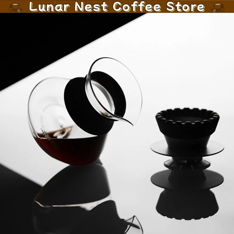 In Stock Mhw 3bomber Aroma Kettle Coffee Sharing Carafe 500ml Borosilicate Glass Pour Over Drip Coffee Server Pitcher Foar Home - view 4