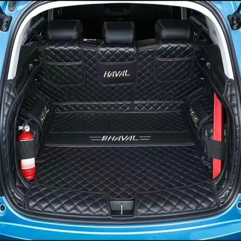 NEW Luxury Trunk Mats For Haval Jolion 2023 2022 2021 Leather Durable Cargo Liner Boot Interior Carpets Accessories