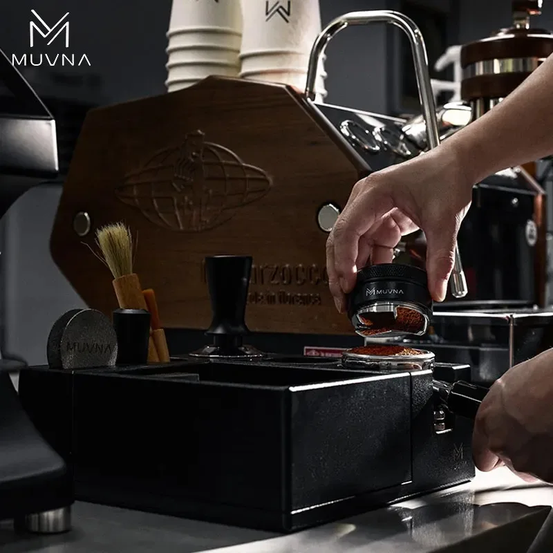 MUVNA Coffee Tamping Station 51/54/58mm Portafialter Holder Stand For Delonghi Breville E61 Espresso Accessories Barista Tools view 4