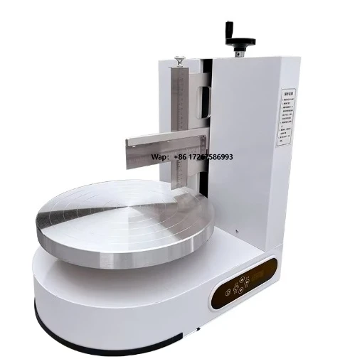 Automatic Home Cake Icing Machine 4 - 18Inch Whipped White Decorating