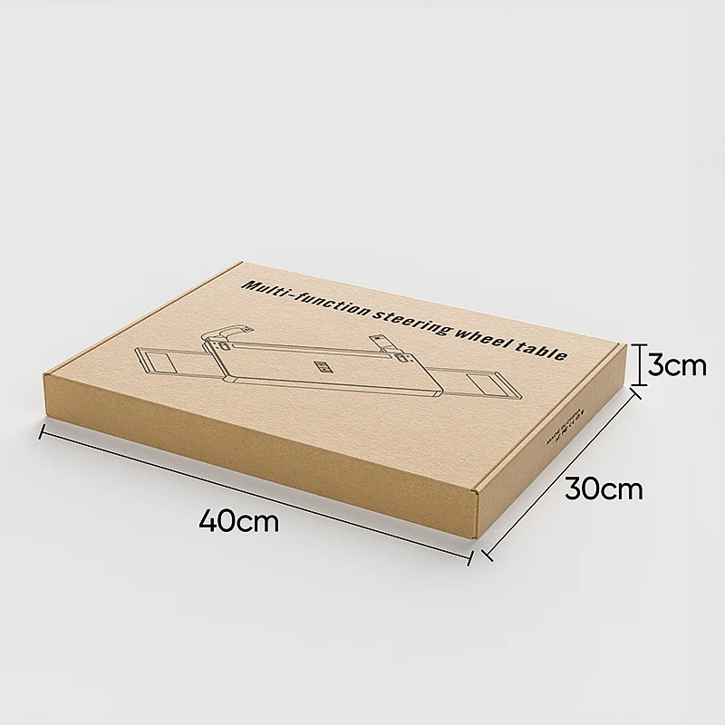 ABS Car Steering Wheel Tray for Food Tray Laptop Table with Drawer