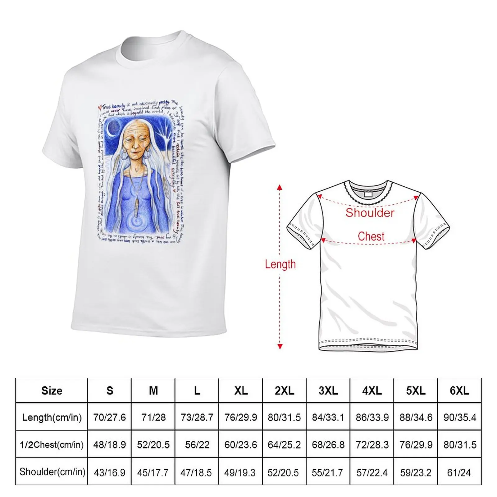 New Crone Goddess and Affirmation Poem T-Shirt shirts graphic tees summer clothes men workout shirt