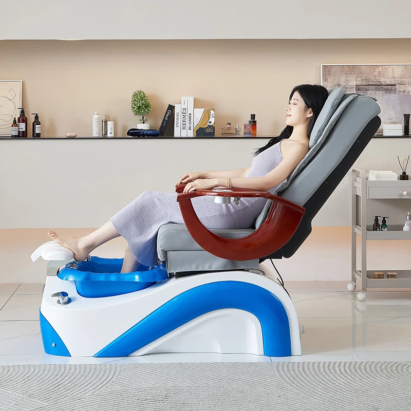 Pedicure Chair.Pacific GT Pedicure Spa Chair For Professional Salons & Spas, Shiatsu Massage Chair, LED Light In Bowl