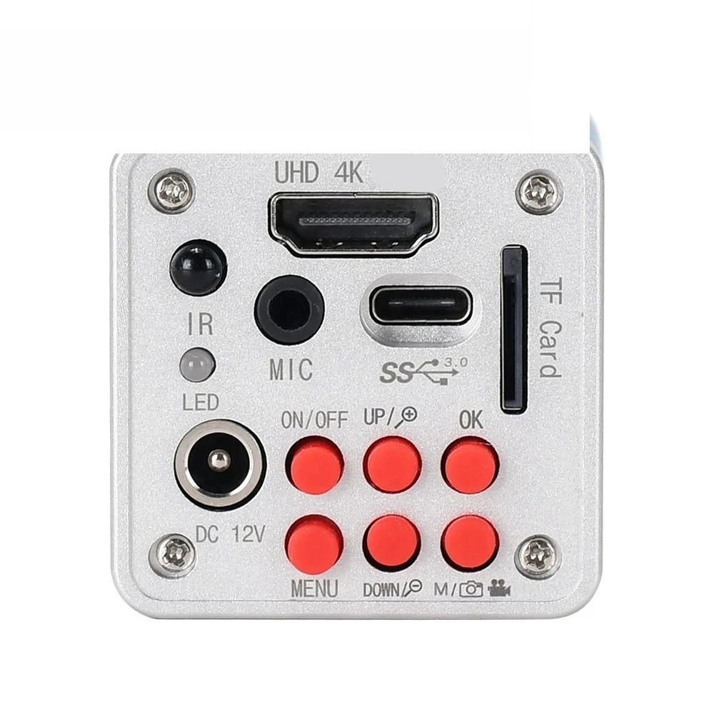 كاميرا مجهرية رقمية HAYEAR HY-6110 4K UHD كاميرا متوافقة مع HDMI كاميرا إلكترونية صناعية USB مع بطاقة TF 32G