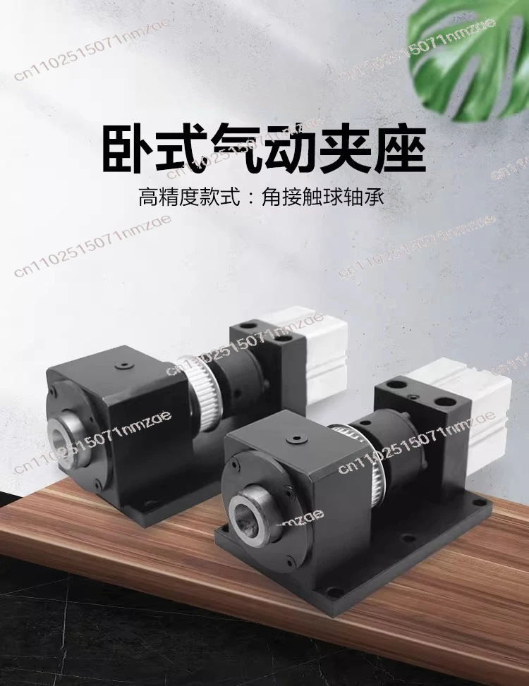 High-Precision 25-Type Pneumatic Lathe Spindle Instrument Headstock Automatic Clamp CNC Rotary Pneumatic Chuck 0-25mm