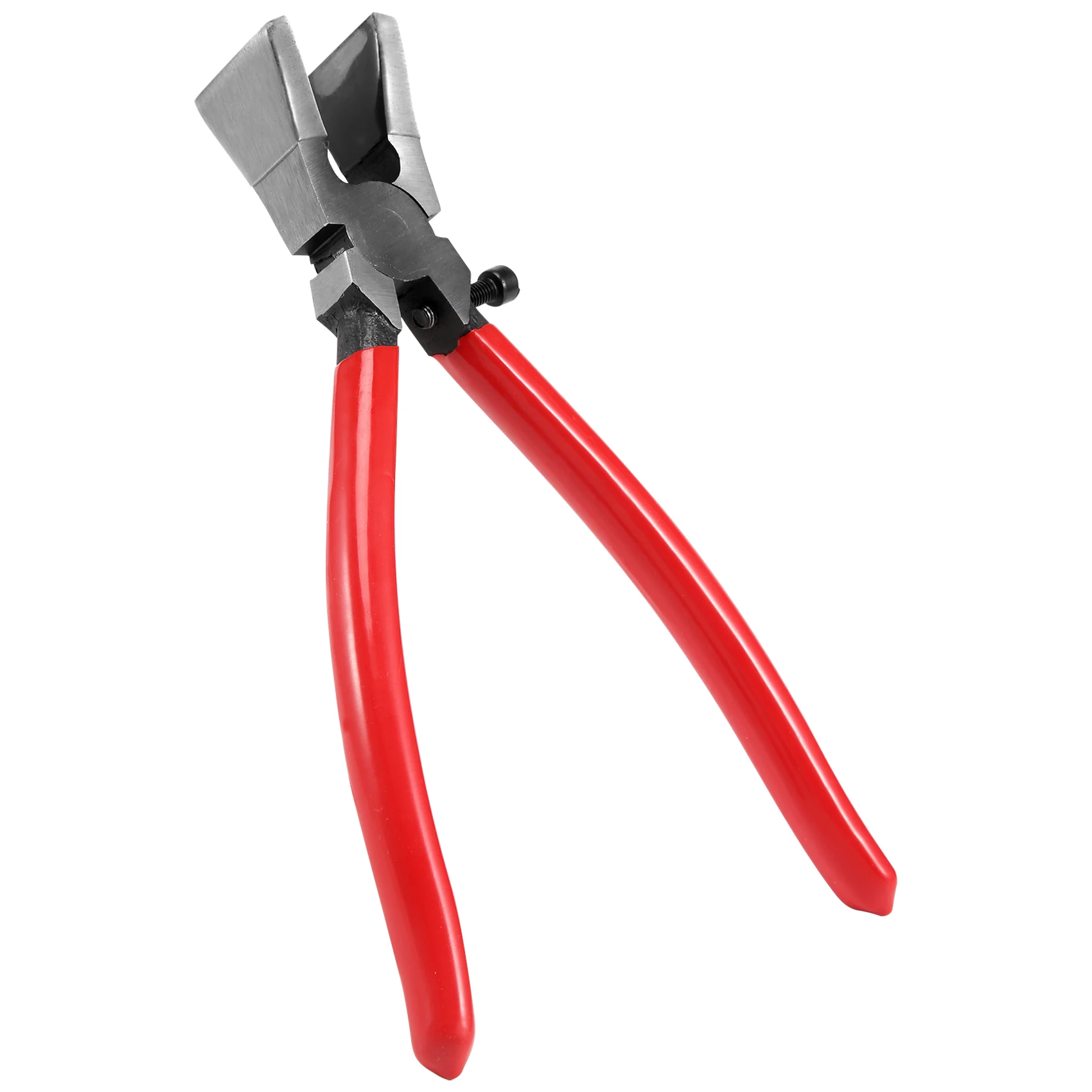 Handle Breaking Cutting Glass Pliers Stained Glass Tools Flat End Glass Pliers Flat Glass Trimming Pliers Hand Tool-AT64