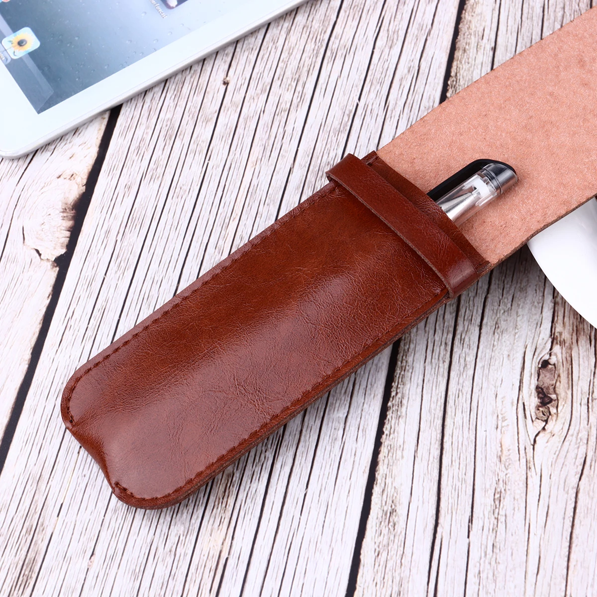 

Pen Black Caddy for Desk Office Protective Sleeve Holder Pen Protective Sleeve Pouch Storage Bag Pens Students Workers