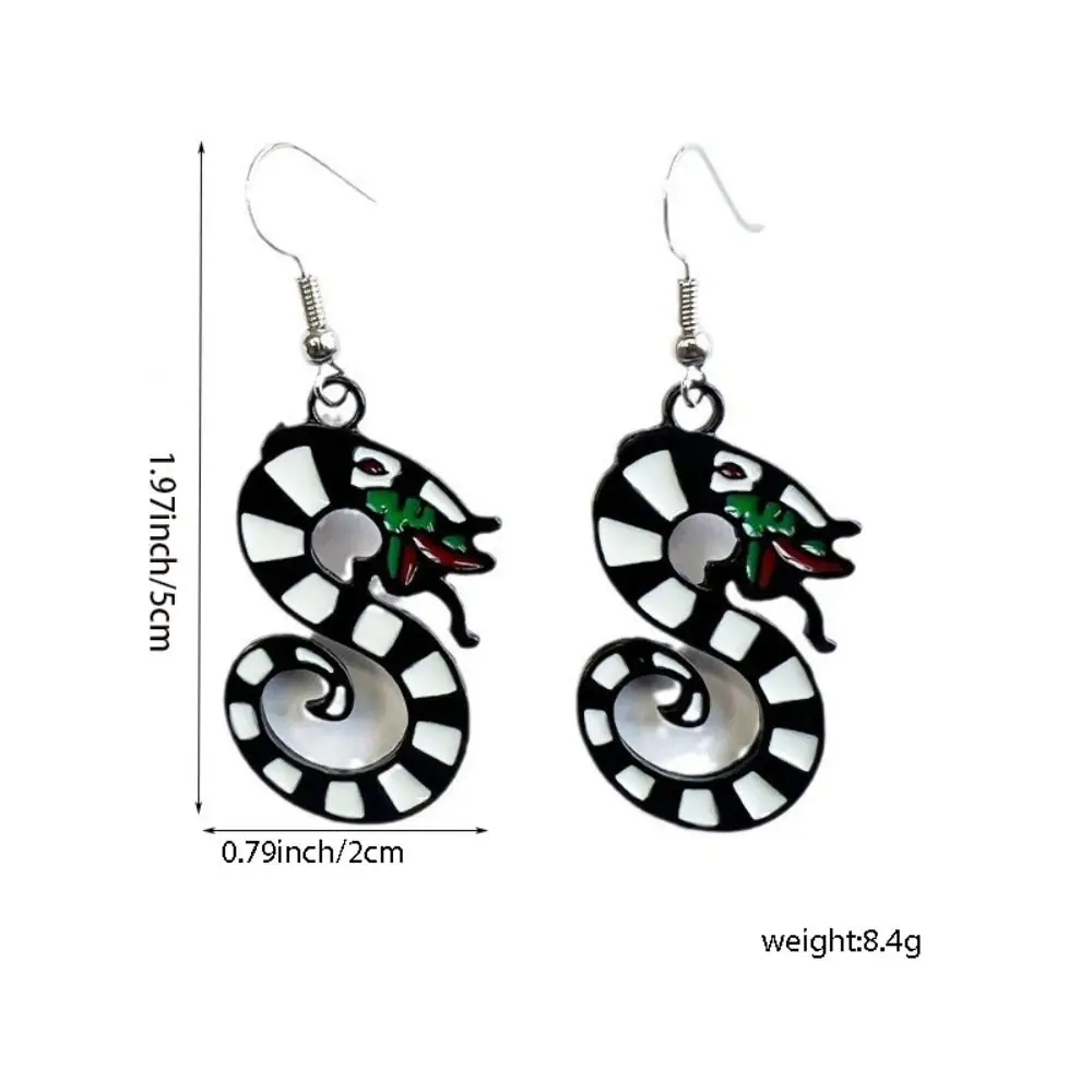 القوطية نمط المعادن هوب القرط خنفساء دودة الرمل وأقراط تأثيري الدعائم النفط بالتنقيط الأفعى تأثيري الدعائم هالوين