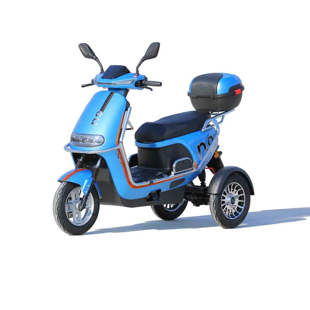 

2023 New 3 Wheel Electric Bicycle Motorcycle 800W 40KM/H 3 Wheel Electric Moped Scooter for Adults