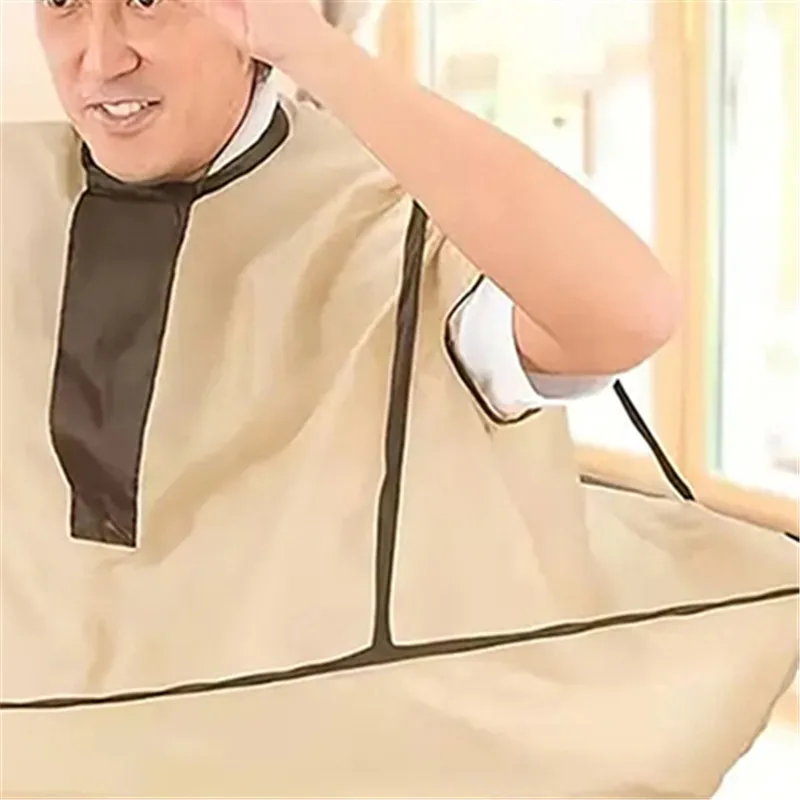 

1pcs Waterproof Adult Hair Cutting Cloak Foldable Umbrella Cape Salon Home Hairdressing Cape Cover Cloth Hairs Cutting Tool