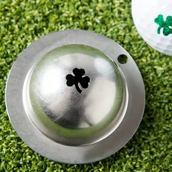 Plantilla de marcador de línea de pelota de Golf inoxidable, marcador de acero del alfabeto con patrón lindo, accesorios de ayuda de posicionamiento