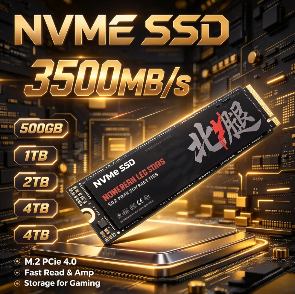 New M.2 NVMe SSD PCIe Gen4 High Performance Internal Drive 500GB 1TB 2TB 4TB Storage Upgrade For PS5 Desktop Laptop PC