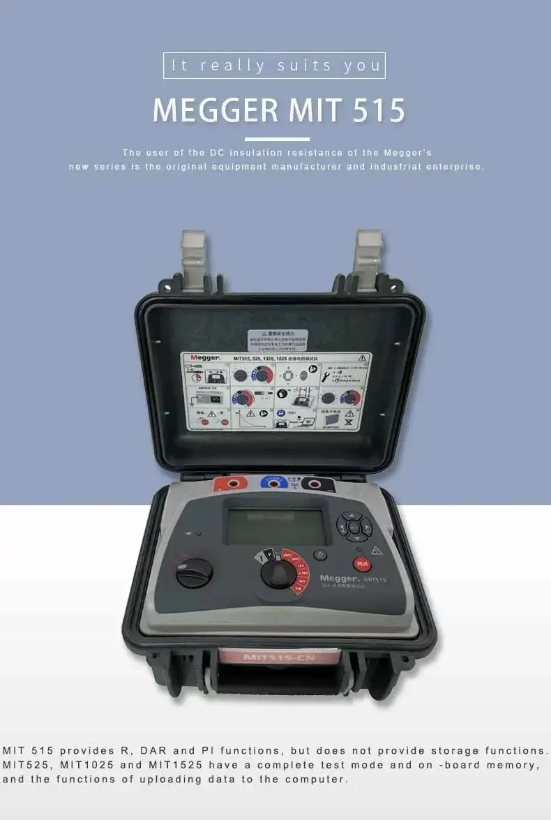 Me-gger MIT -515 Insulation resistance tester