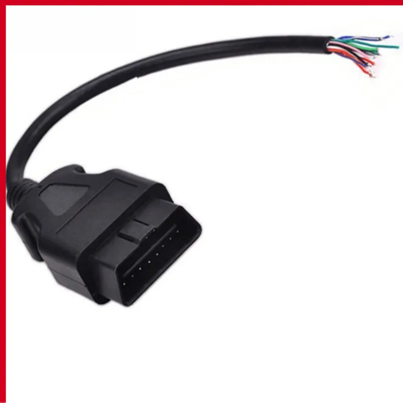 

30cm 16 Pin Car Diagnostic Interface Tool Adapter Obdii Obd 2 Obd2 16pin Male Connector To Extension Obd 2 Opening Obd Cable