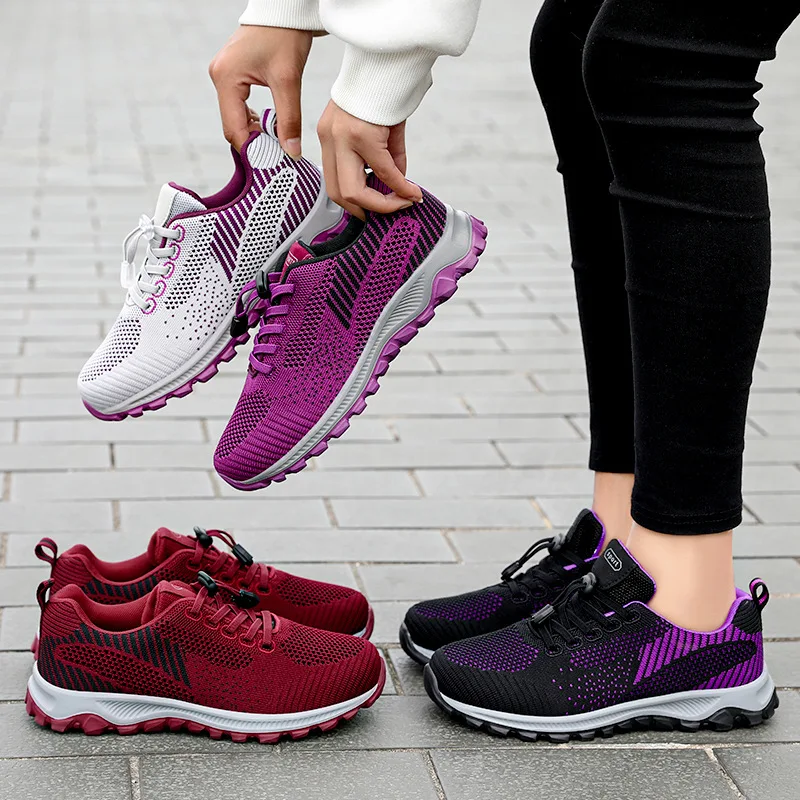 Women Non-slip Casual Shoes Spring Autumn Sneakers Flats Lightweight Soft-soled Running Shoes Couples Sneakers Zapatillas Mujer