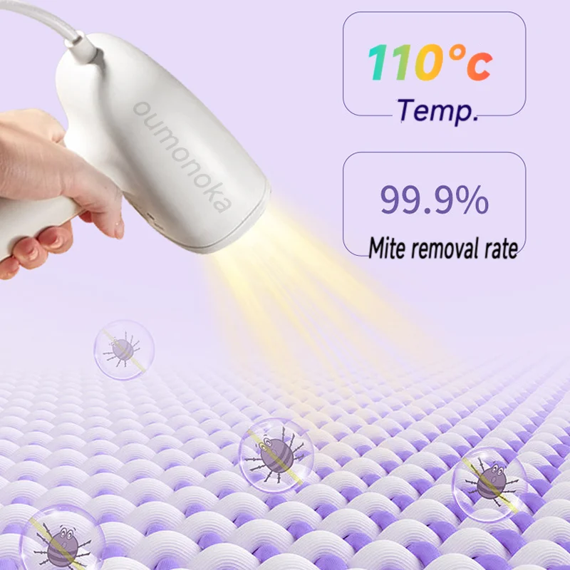 2-in-1 Handheld Clothes Steam Iron Garment Steamer Generator for Clothes Electric Hanging Mite Removal Steamer Home Appliance