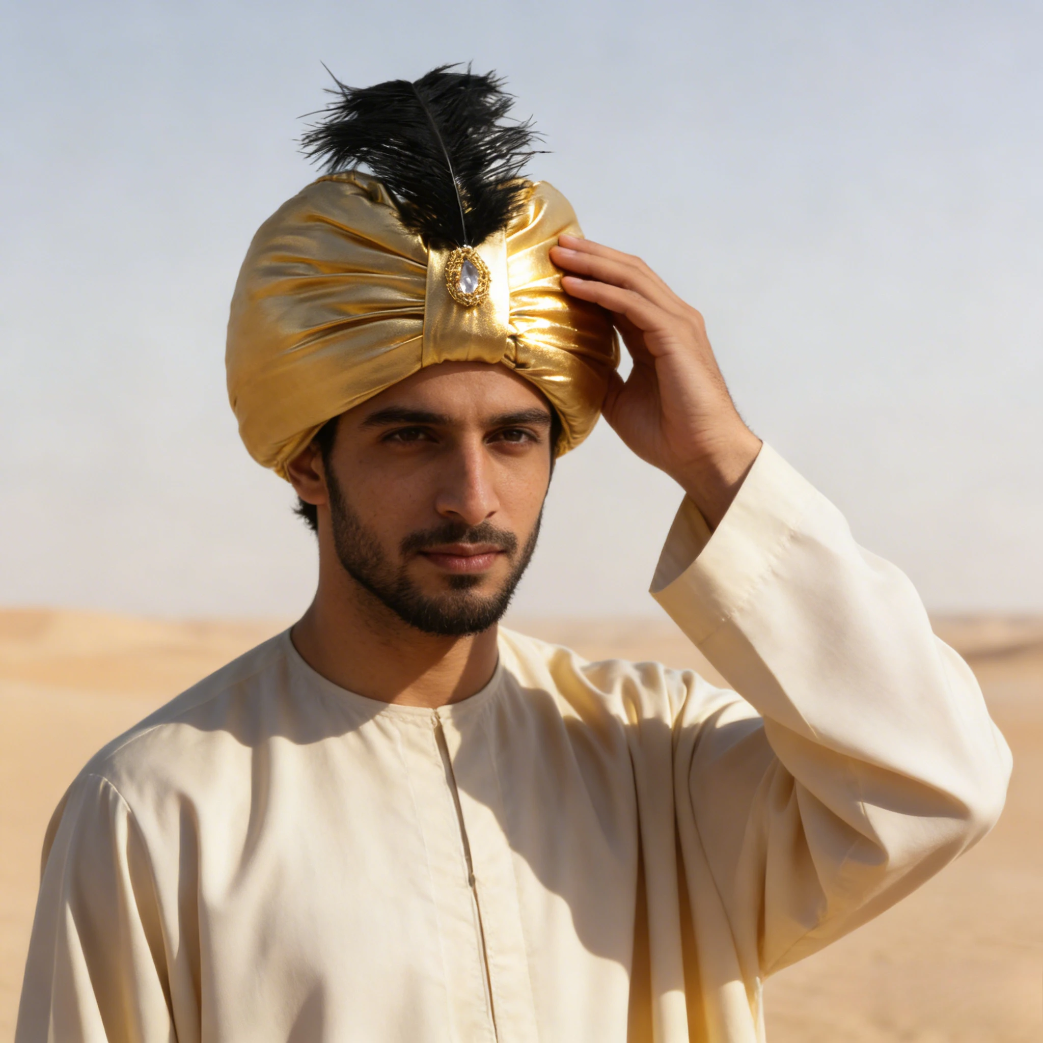 

Блестящая индийская шляпа с золотой фольгой, этнический головной убор с перьями, европейско-американский тюрбан, арабская шапка для выступлений, костюмированных вечеринок и декораций