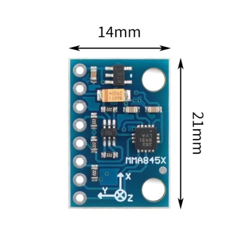 MMA8451/8452 three-axis digital accelerometer sensor module tilt module attitude/gyroscope