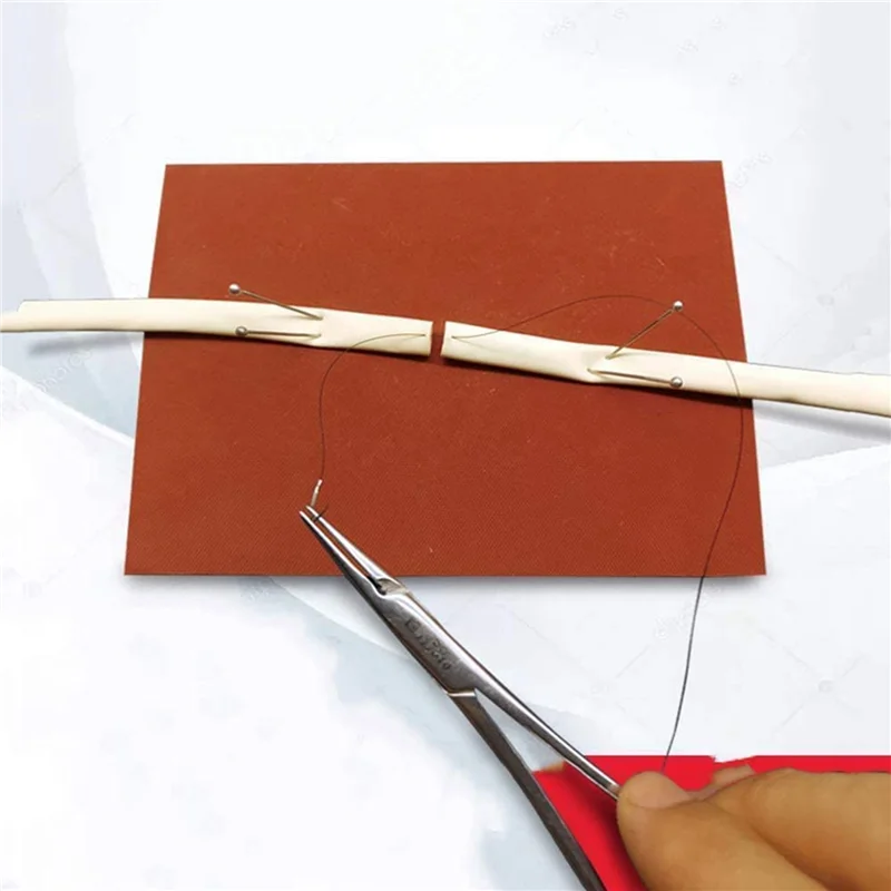 3X Complete Suture Practice Kit, Microscopy Vascular Anastomosis Suture Practice Model Training , Does Not Easily Break