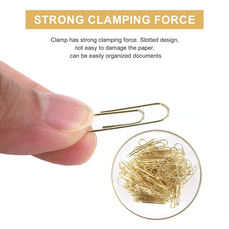 دبابيس ورق الذهب في أنيقة المغناطيسي الرخام الأبيض حامل قصاصة ، 28 مللي متر ، 100 مقاطع لكل صندوق