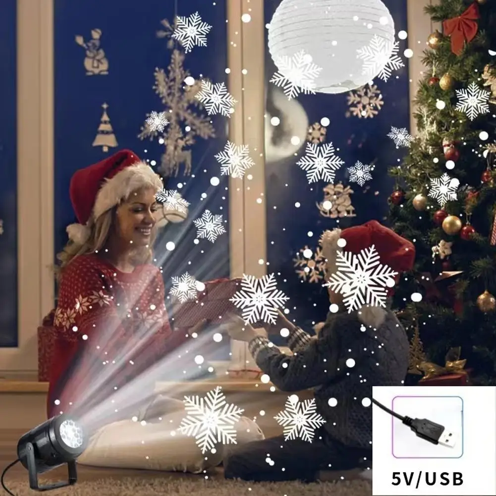 2025 LED الدورية ديناميكية جهاز عرض USB الجنية أضواء مصباح داخلي لغرفة المعيشة ديكور المنزل حفلة السنة الجديدة هدايا عيد الميلاد