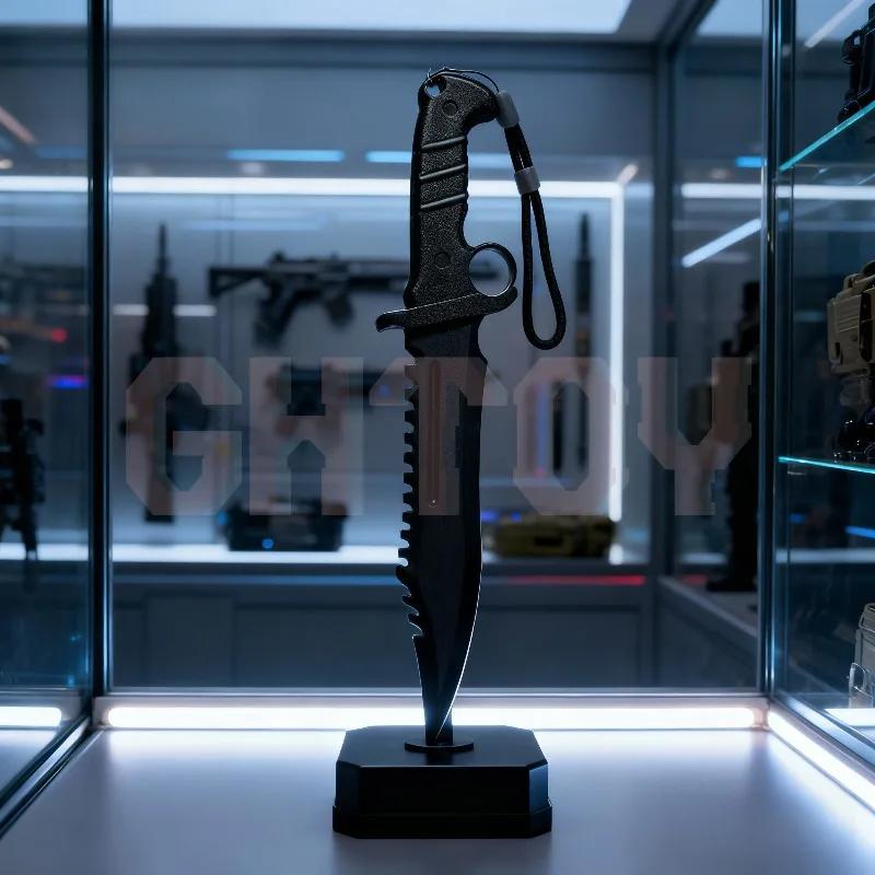 Extra-Hard Plastic Military Knife Training for Martial Arts Sparring and Combat Simulation Stage Performances Ornaments Boy Toy