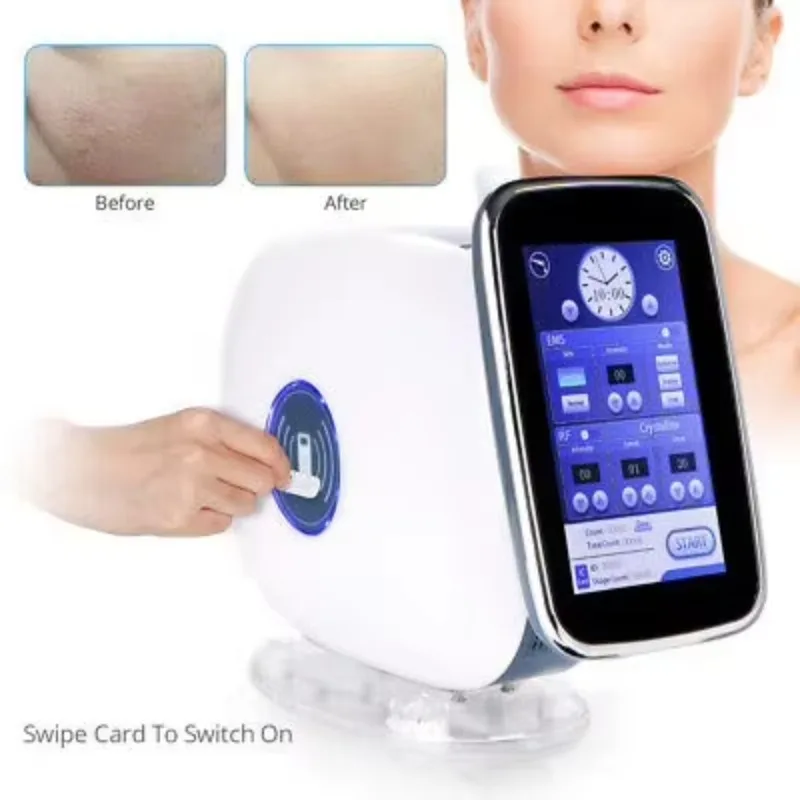 EMS RF No Needle Mesotherapy Machine Nano Microcrystalline Facial Skin Care Electroporation Beauty Device for Salon Home Use view 3