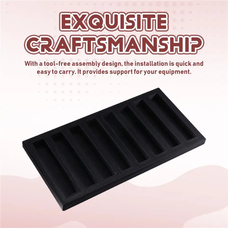 AC57-Efficient Cooling 8 Slot Bracket For Bitcoins Nerdmine Nmminer V2 Mining Rigs Plastic And Easy Assembly
