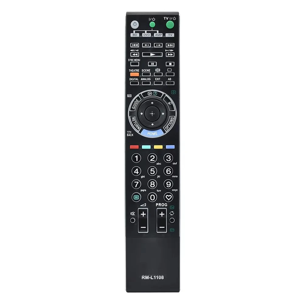 New RM-L1108 Fit For Sony BRAVIA W/XBR/ Series LCD TV Remote Control With Backlit KLV-52W300A KDL-40W3000 RM-GA017 RM-YD017