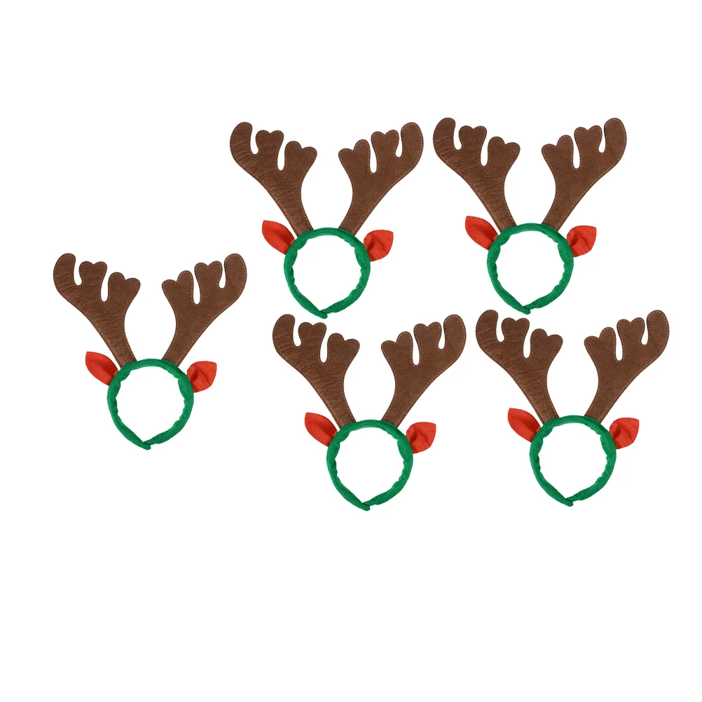 

5 Pcs Hair Hoops Headb s Kids Antler Shape Headdress Hair Hoops Party Supplies Creative Headwear Holiday Gifts