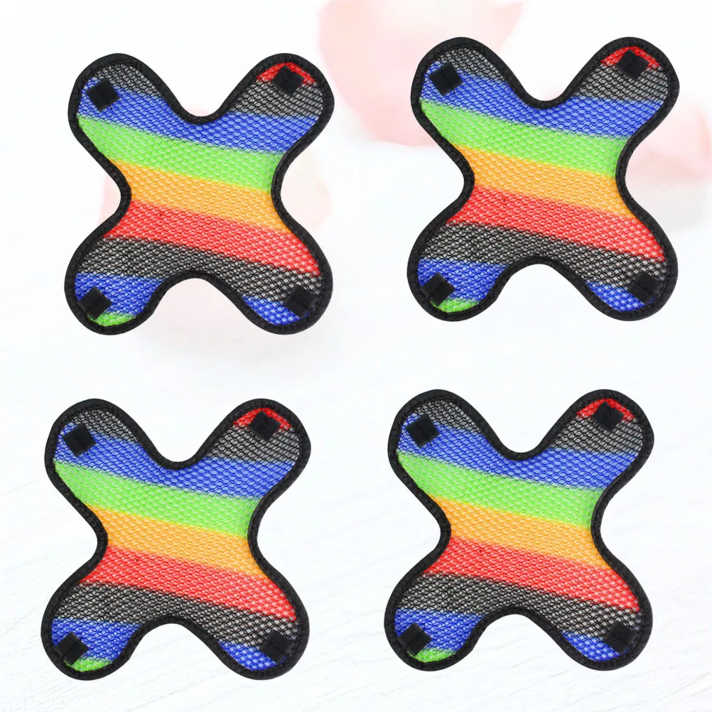 

4pcs Liner Pad Mesh Insert For Safety Hat Heat Insulation Cooling Moisture Wicking Non-Slip Outdoor Riding