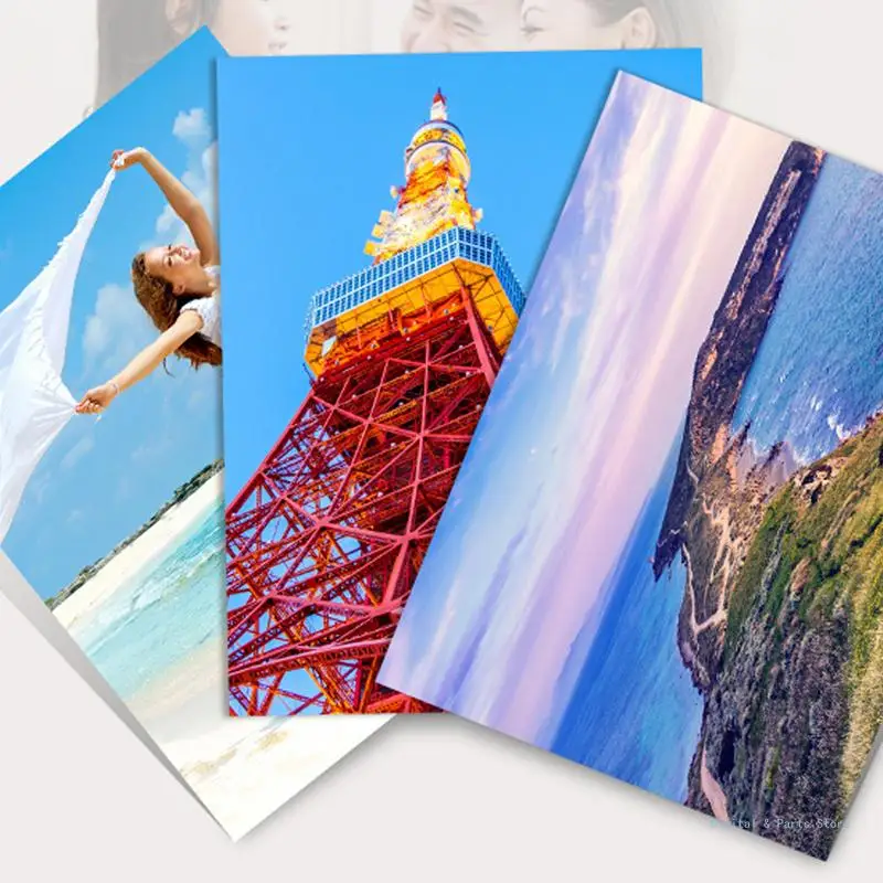 

M17F 20 Sheets 4 High Quality Glossy 4R Photo Paper 200gsm for Inkjet Printers