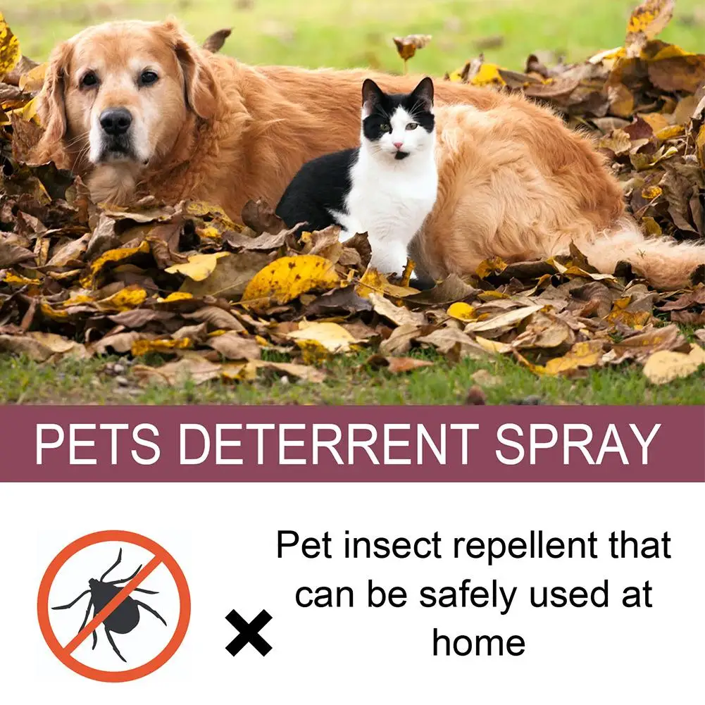 Pet Fur Spray Fleas Tick And Mosquitoes Spray For Dogs Cats And Home Fleas Treatments For Dogs And Home Fleas Killers Sooth S1Z7