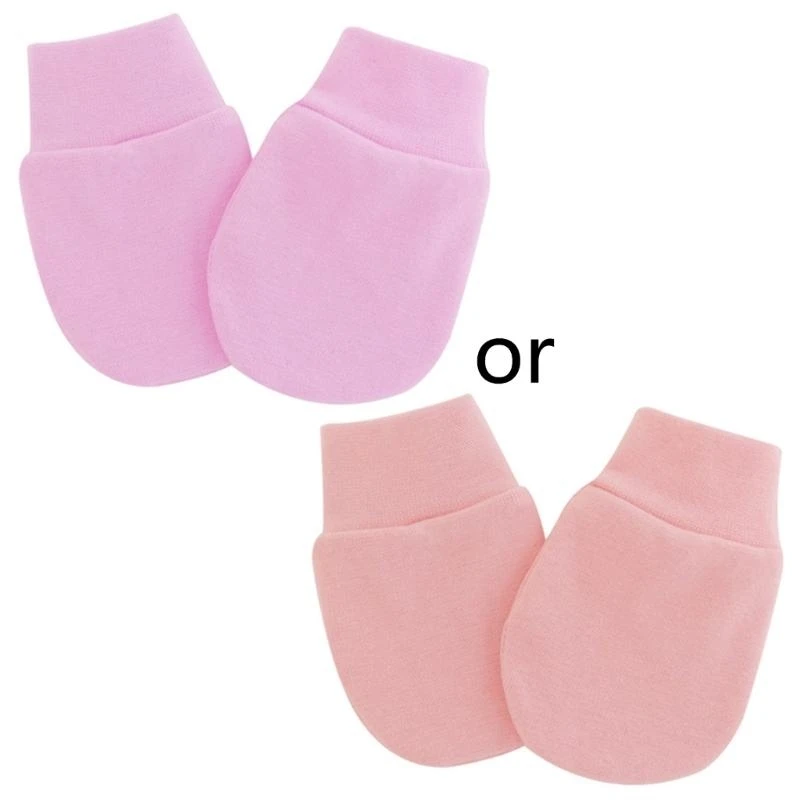 J2HD Newborn for Protection Face Scratch Hands Gloves Color No Scratch Mittens