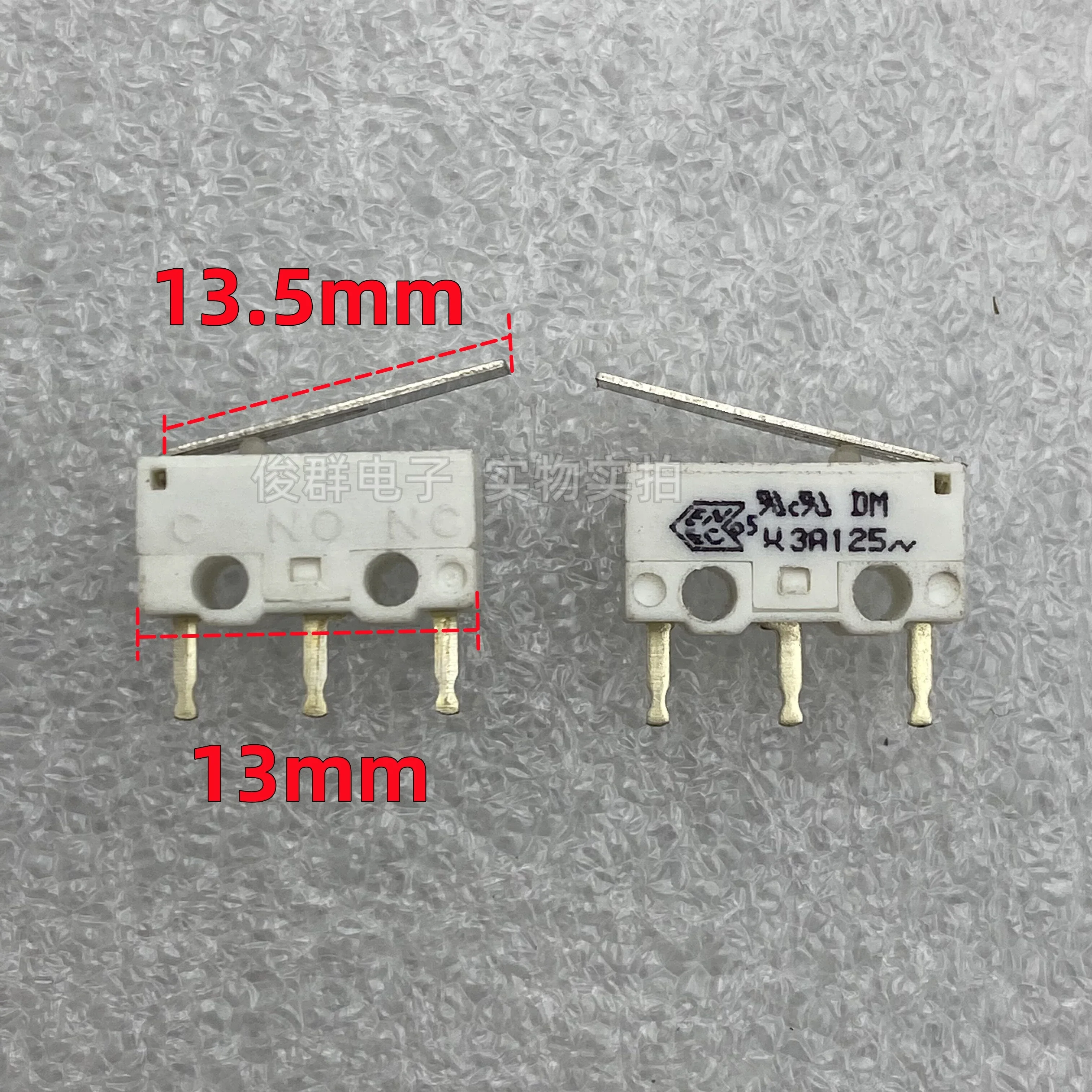 10pcs/small micro switch with handle limit light touch point Logitech Microsoft mouse reset button