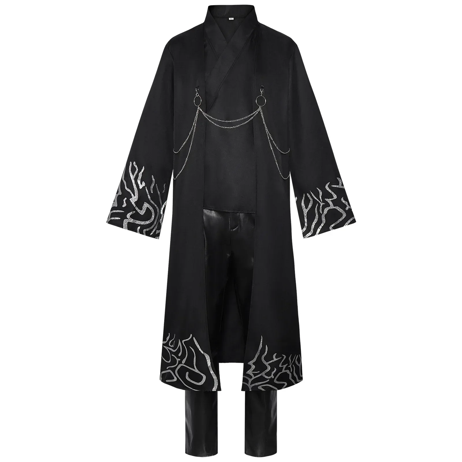 Halloween  2026 Anime Movie Boys Role Play Props Party Cosplay Set for K-POP: Demon Hunters Boys   Party Cosplay Costume Outfit