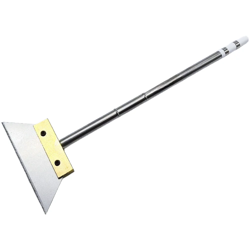 T12 Heating Core Series Soldering Iron Tips Set Includes Adapter Chuck Plus Trapezoidal Tip for Multi Application Precision Work