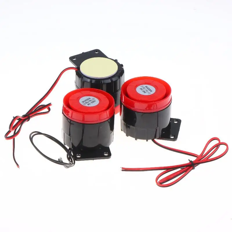 1Pcs High Decibel Sound And Light Alarm 12V 24V 220V Buzzer Anti-theft Audio Electronic Horn Waterproof Dustproof