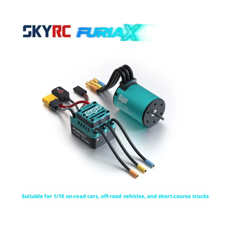 SKYRC 3650 motor 60A ESC FuriaX Supa 3.175mm Shaft remote control car electric motor set