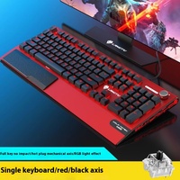 AULA Professional level e-sports mechanical keyboard Wired Apex LOL game office specific Blue black axis hot swappable Halloween