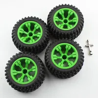 1:12 Off-Road Car Wheel Rims RC Rubber Car Tires for WLtoys 12428 WLtoys 12427 RC Toy Accessory