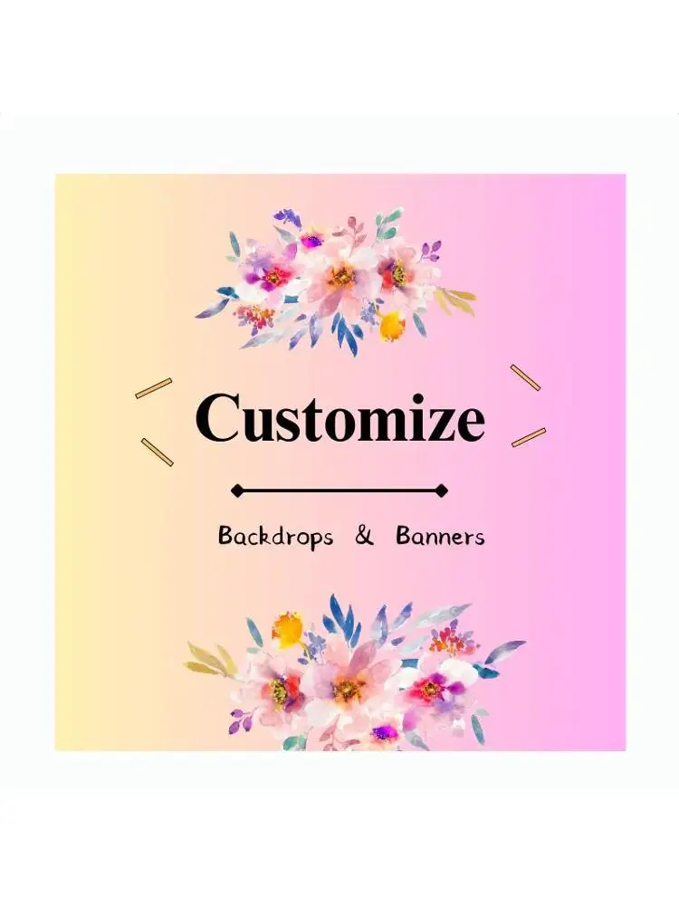 Mocsicka Personalizowane Tło Fotograficzne na Zamówienie, Indywidualny Rozmiar, Materiał, Zdjęcie, Święta, Urodziny, Impreza, Photozne — zdjęcie produktu 7