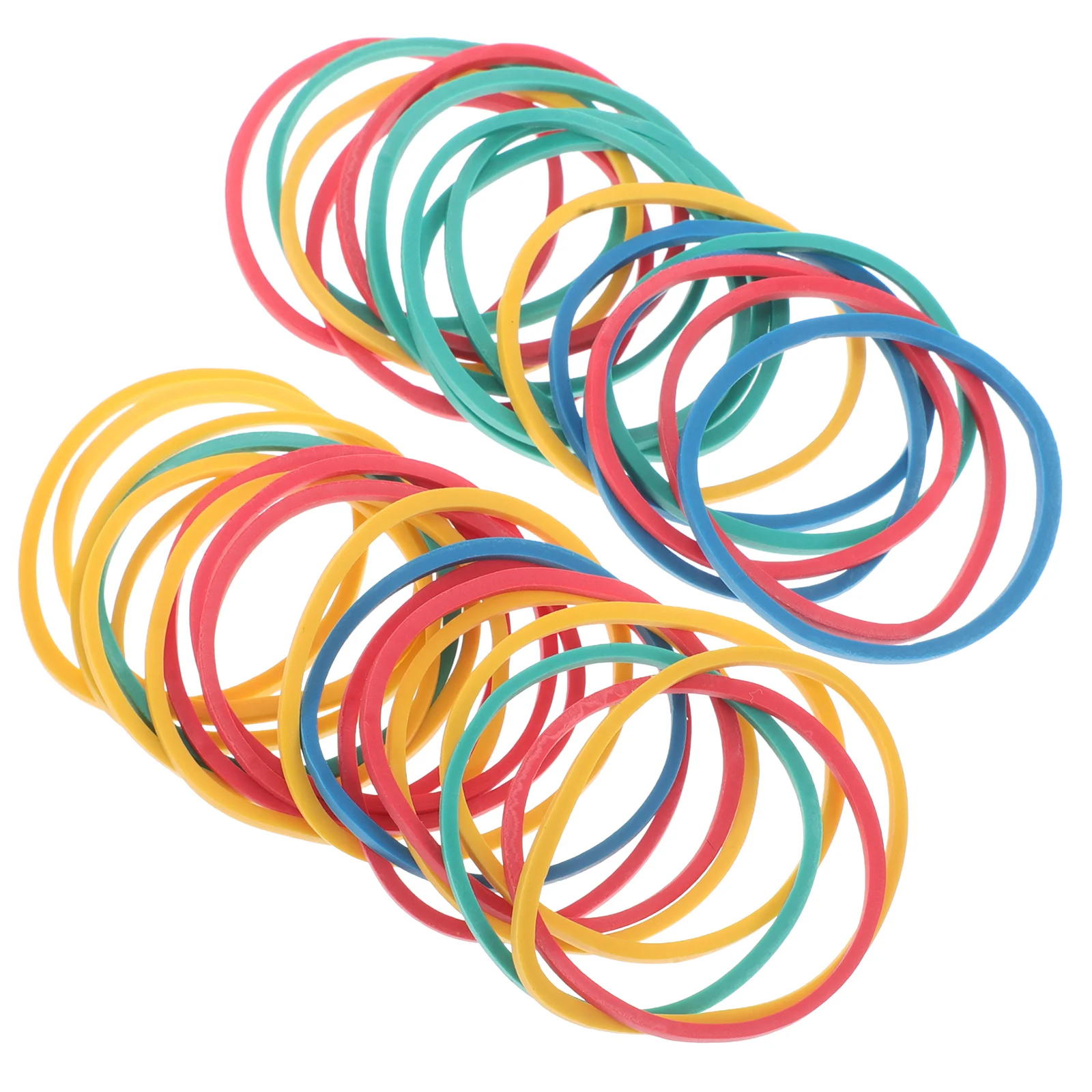 60 PCS Colorful Rubber Bands for Geoboards Bulk Braids Portable Filling Valves Colored Pegboard Kitchen Money Office